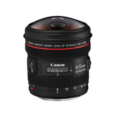 Canon EF 8-15mm f/4L Fisheye USM Ultra-Wide Zoom Lens